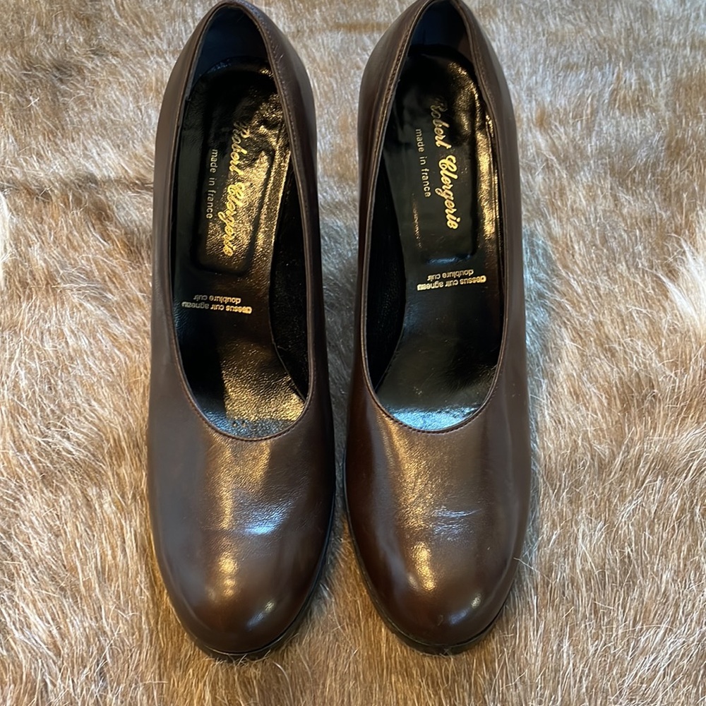 Robert Clergie platforms heels Made in France - Picture 2 of 8